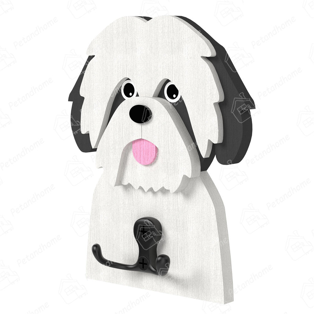 Gancio in legno Shih Tzu