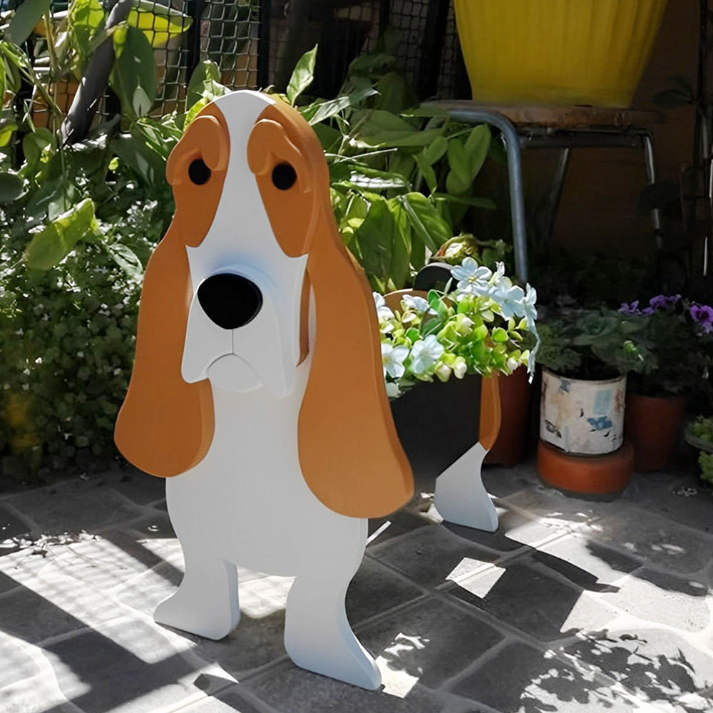 Fioriera Basset Hound