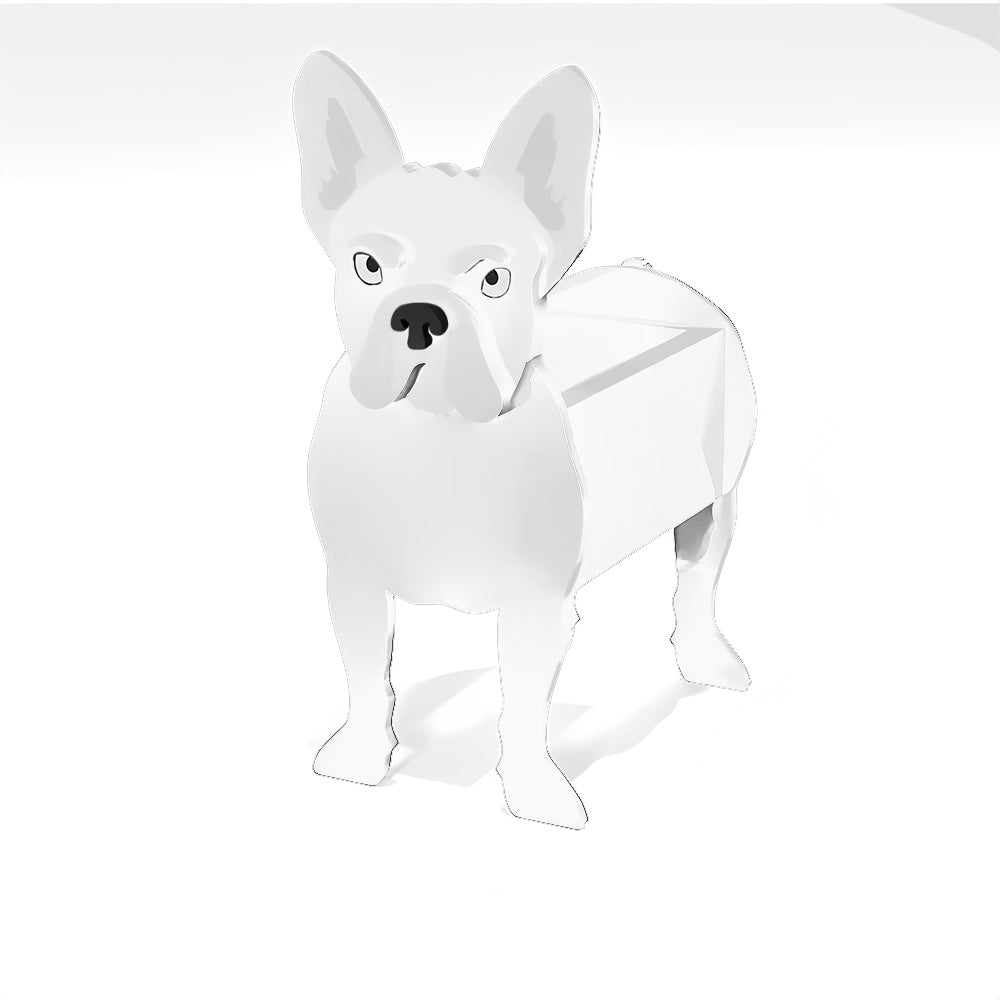 Fioriera Bulldog Francese