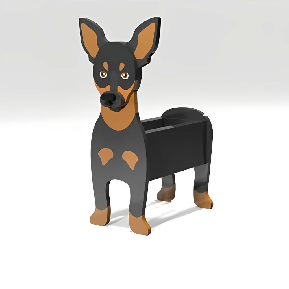 Mini Fioriera Dobermann