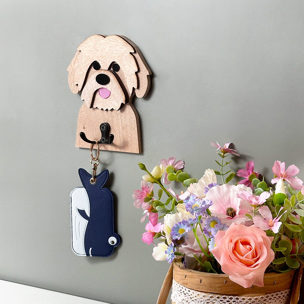 Gancio in legno Shih Tzu