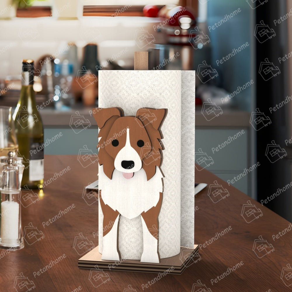 Portasalviette di Carta Border Collie