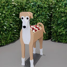 Fioriera Greyhound Marrone Grigio