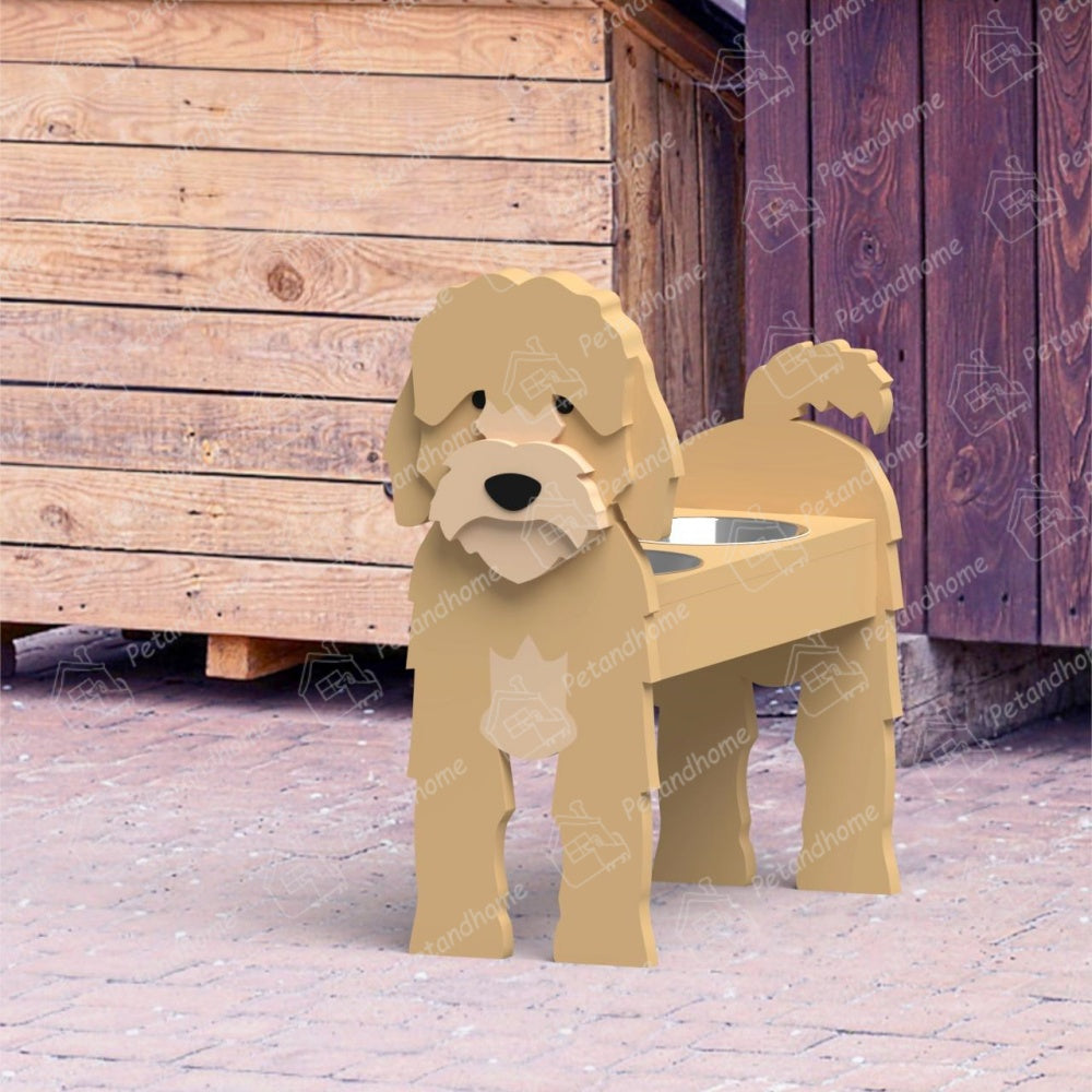 Porta Ciotola per Cibo per Animali Domestici Cockapoo