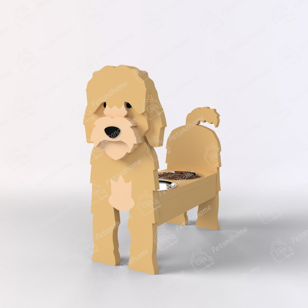 Porta Ciotola per Cibo per Animali Domestici Cockapoo