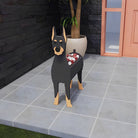 Fioriera Doberman Pinscher