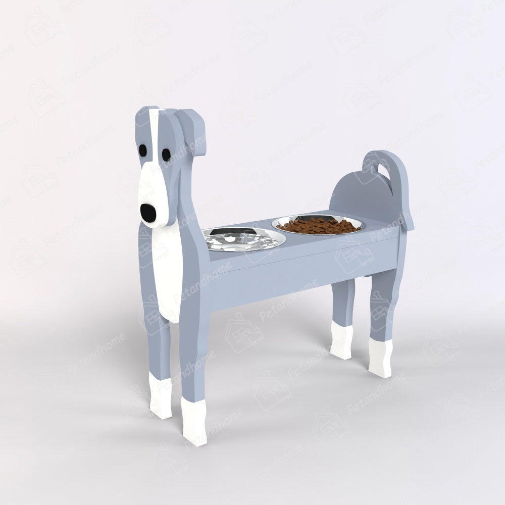 Porta Ciotola per Cibo per Animali Domestici Greyhound