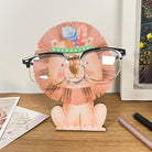 Wooden Cartoon Cute Lion Eyeglass Holder
