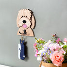 Gancio in legno Goldendoodle
